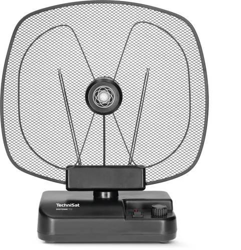 TechniSat Digitenne TT2 - Aktive DVB-T T2 Rundstrahlantenne für Innenbereiche, bis zu 36 dB Verstärkung und integrierter LTE4-Filter für optimale Empfangsqualität