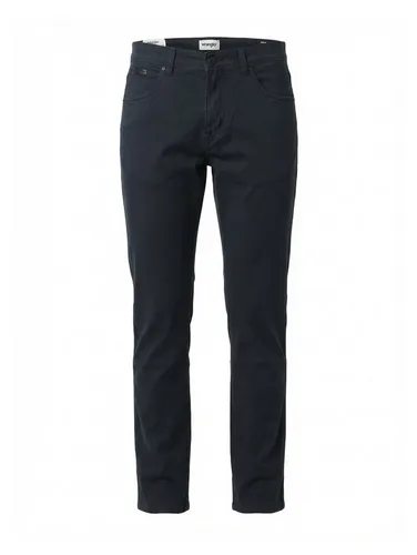 Wrangler Chinohose TEXAS SLIM DARK NAVY - Leicht & Supersoft - Bequeme Chinohose in Dunkelblau, ideal für den Alltag. Aus hochwertiger Baumwoll-Elasthan-Mischung für optimale Bewegungsfreiheit und einen lässigen Look.