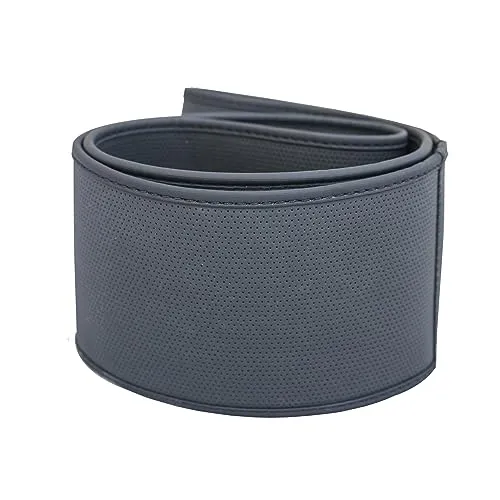 Simoni Racing Lenkradbezug Soft Skin - Schwarz Ökoleder - 35-37cm