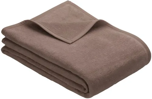 IBENA Kniedecke Luxus Uni, unifarbenes Design - Bettdecken: Kuschelige Kniedecke mit flauschiger Haptik, hervorragender Verarbeitung und pflegeleichtem Material – ideal für frische Akzente in jedem Wohnstil.