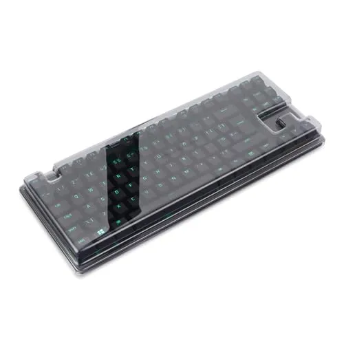 Decksaver Cover für die Razer Huntsman V2 TKL Tastaturserie - geräucherte/klare Schutzhülle, hergestellt in Großbritannien - Erstklassige Schutzabdeckung für Profi-Gamer