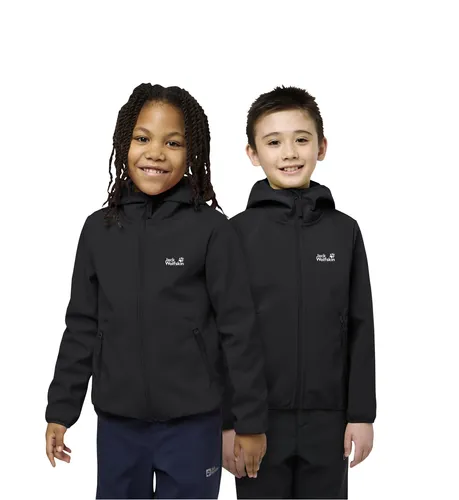 JACK WOLFSKIN Kinder Funktionsjacke FOURWINDS JACKET KIDS in schwarz von Jack Wolfskin