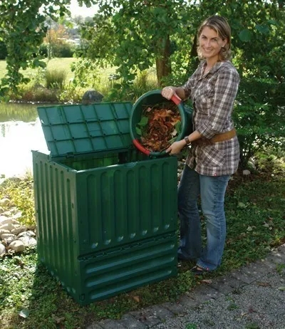 Tierra Garden Eco King Kompostierer 600 Liter in grün von GARANTIA