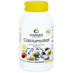 Calciumcitrat Tabletten von Warnke Vitalstoffe GmbH