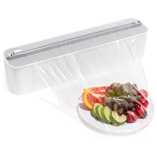 Quasziwa Frischhaltefolienspender mit Cutter