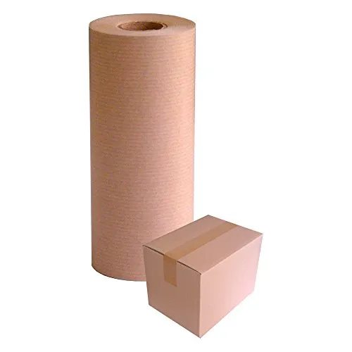 Abdeckpapier 150 mm x 50 m - 15 Rollen - Malerzubehör, braun glatt und einseitig imprägniert, ideal zum schnellen Abdecken und Schutz vor Farbklecksen und Klebstofftropfen.