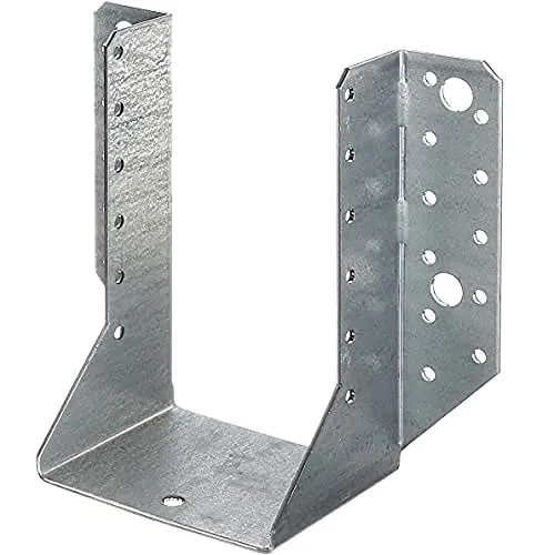 Alberts Pfostenträger 50x Balkenschuh 100x140 mm - Winkel & Holzverbinder, robust und verzinkt, ideal für stabile Holzverbindungen im Außenbereich. Lieferumfang: 50 Stück.