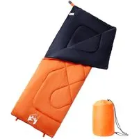 vidaXL Schlafsack für Erwachsene Camping 3 Jahreszeiten - Schlafsack für Camping, Trekking und Reisen. Langlebig, wasserfest und leicht, ideal für Frühling, Sommer und Herbst mit optimaler Wärmeisolierung.