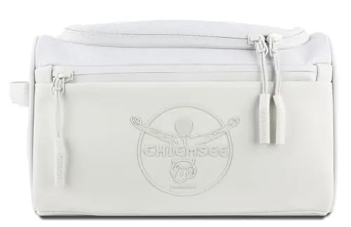 Chiemsee Track n Day Kulturbeutel - Aufhängbare Kulturtasche für Damen und Herren - Reisetaschen mit viel Platz und mehreren Fächern, ideal zum Aufhängen für einfachen Zugriff auf Ihre Badutensilien. Umweltfreundlich aus recyceltem Material.