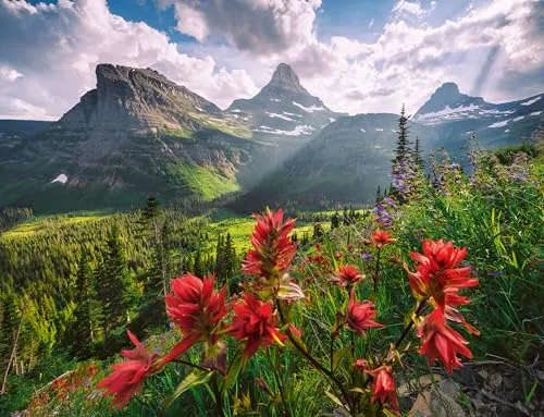 Ravensburger Puzzle 12001415 - Pristine Mountains - 2000 Teile Puzzle für Erwachsene und Kinder, fördert die Konzentration und bietet stundenlangen Spaß beim Zusammensetzen der atemberaubenden Berglandschaft.