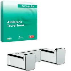 hansgrohe AddStoris Doppelhaken 41755000 in grau von Hansgrohe