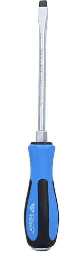 Brilliant Tools Schraubendreher Schlitz mit Schlagkappe, 8,0 x 150 mm