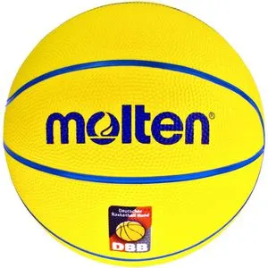 Molten Basketball DB4-DBB, indoor, Größe 4, gelb/rot, 290 Gramm, Trainingsball