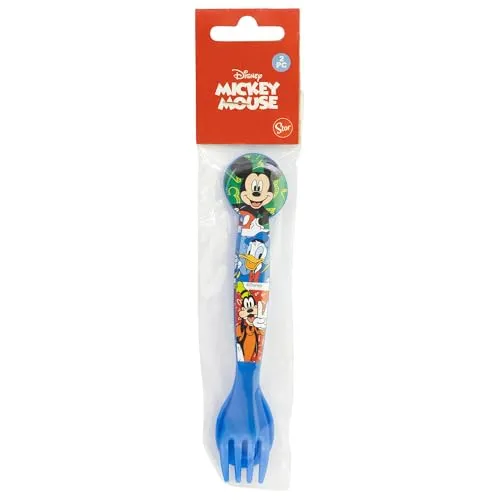 Set mit 2 PP-Bestecken (Topf und Gabel) Mickey Has Fun