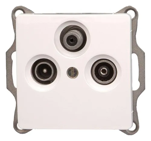 Kopp Antennensteckdose UP TV/RF/SAT Paris Arktis Weiß von Kopp