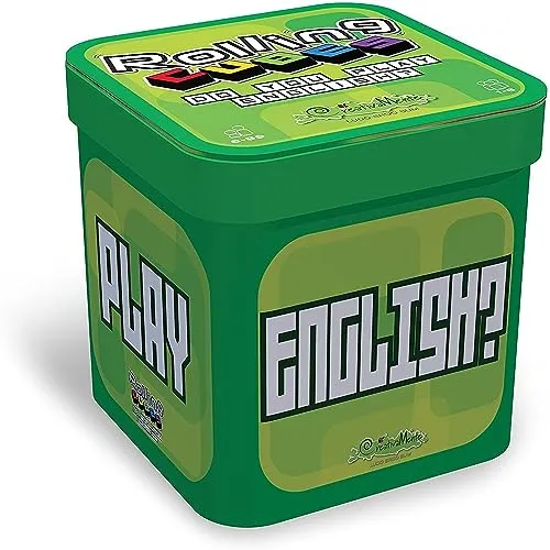 CreativaMente Rolling Cubes – Do You Play English – Spiel in Box, Mehrfarbig, 553