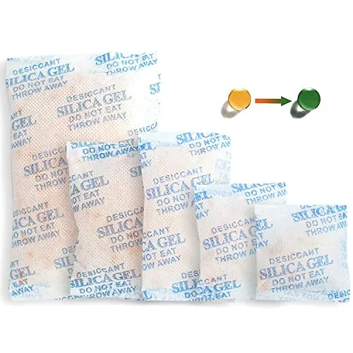 LotFancy Silicagel Beutel 100 Stück × 3 5 10 20 50 g gemischt, Silica Gel Kugeln Regenerierbar, Sicheres Trockenmittel für Lebensmittel Ungiftig Geruchlos