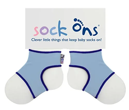 Sock Ons Unisex Baby Orijinal Dooky Sock-ons Baby Blue Sockenhalter, Baby Blue, 0 Monate EU