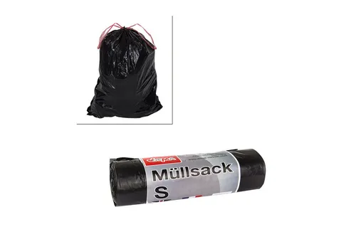 Dema - Müllsack S Mit Zugband 35ltr. 20er Rolle Schwarz