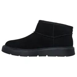 Skechers Damen Keepsakes Cozy Mini Hands Free Slip-ins Schneestiefel, Schwarz - Wanderschuhe mit freihändigen Slip-Ins für einfache Passform, weichem Wollfutter und gepolsterter Komfort-Einlegesohle für ultimativen Tragekomfort.