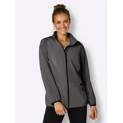 Witt Trainingsjacke Funktionsjacke Langarm grau 46