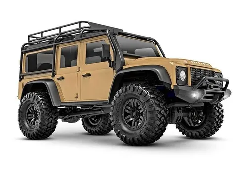 Traxxas Spielzeug-Auto TRX-4M 1:18 Land Rover Defender Crawler Tan RTR