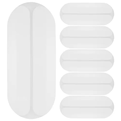 Healifty Mini Silikon Schulterpolster Unsichtbar rutschfest BH Trägerpolster 6 Stück 3.5X1.6 Zoll Komfortable Polsterung Damen BH Träger Schutz Für Alltag Und Kleidung