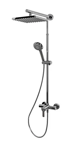 Schulte Duschsystem Regendusche mit Einhebelmischer in gold von Schulte