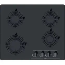 Mora VDP 645 GB3, Schwarz, Integriert, Gaskochfeld, Gehärtetes Glas, 4 Zone(n), 4 Zone(n) - Schwarz