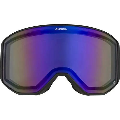 ALPINA Herren Brille VENET Q - Ski- & Snowboard-Brillen mit stark kontrastverstärkender Q-Technologie für optimale Sicht und Sicherheit auf der Piste. Modernes Design und breites Brillenband für perfekten Halt.