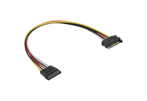 Inline InLine® Prolunga di alimentazione interna, spina/presa SATA, 0,30m Computer-Kabel