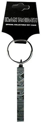 Portachiavi Iron Maiden Logo (Metallo)