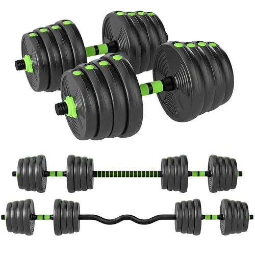 SPORTNOW 3-in-1 Hantelset verstellbar 25 KG