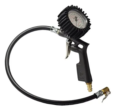 HVG Reifenfüller 0-10 bar mit Ventilstecker, Manometer Güteklasse 1.6