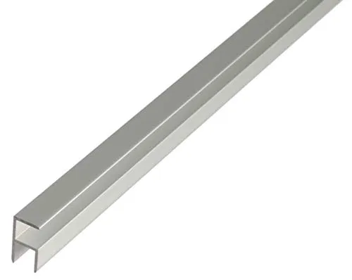 Alberts 030906 Eckprofil | selbstklemmend | Aluminium, silberfarbig eloxiert | 1000 x 22,5 x 43 mm