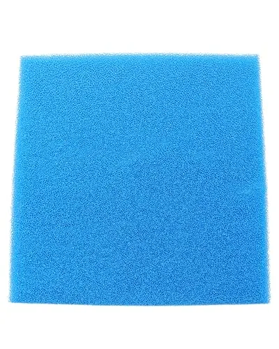 gws Filterschaum Blau 20PPI – 50cm x 50cm x 5 cm zuschneidbar für Teich & Aquarium Biologische & mechanische Filterung kombiniert