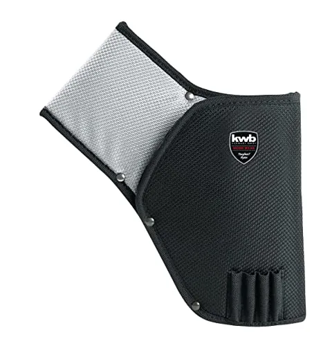 kwb Werkzeuggürteltasche - Akku-Schrauber-Halter aus Nylon, gürtel bis 7 cm Breite, schwarz
