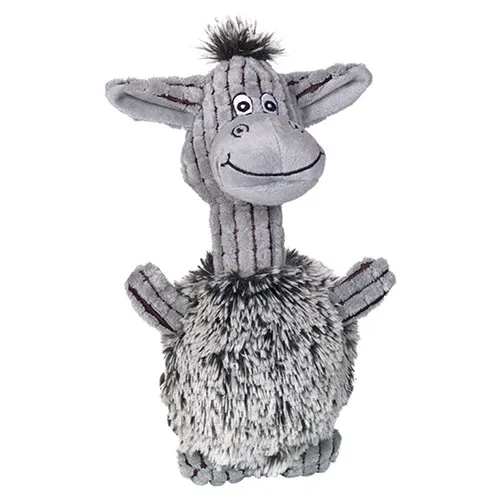 Nobby Hundespielzeug Plüsch Esel Squeaker TPR Ball 24cm 9cm Hund