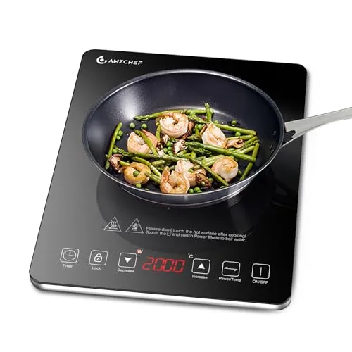 AMZCHEF Induktionskochfeld 1 Platte