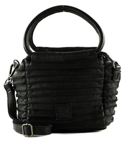 FREDsBRUDER Handtasche Riffel in schwarz von FREDsBRUDER