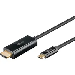 GOOBAY 75696 - Adapterkabel USB C > HDMI, 4K 60 Hz, 1,0 m