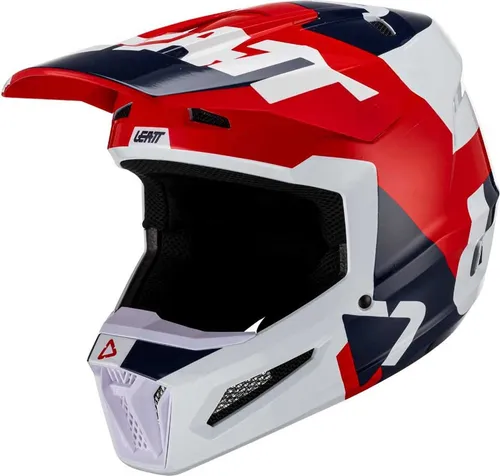 Leatt 2.5 V23 Offroad-helm Rot,Weiß L Rot,Weiß L