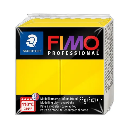  Fimo Professional 100 echtgelb ofenhärtende Modelliermasse 85g 34,71€/kg