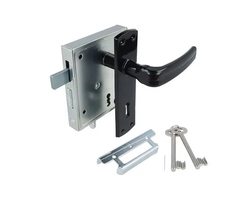 MS Beschläge Kastenschloss Aufschraubschloss mit hebender Falle