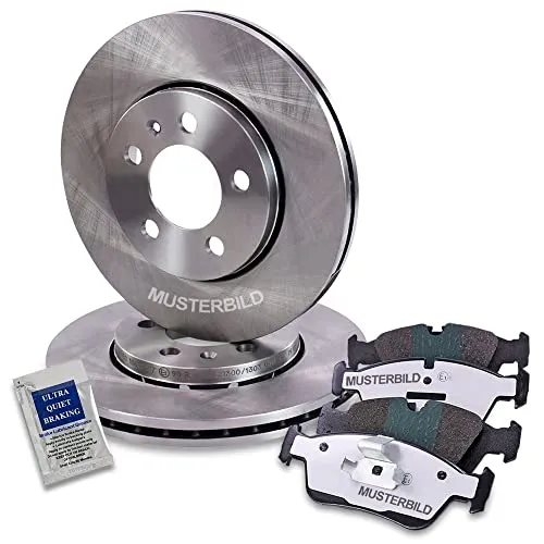 ATEC Germany Bremsenset Vorderachse inkl. Bremsscheiben Ø 262 mm Belüftet + Bremsbeläge Vorne