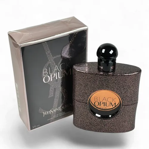 Yves Saint Laurent Black Opium Eau de Toilette 90 ml für Damen - Eau de Parfum für Damen mit fruchtigen Zitrusnoten und dem intensiven Aroma von schwarzem Kaffee – eine dynamische, sinnliche Duftkomposition für den Tag oder elegante Anlässe.