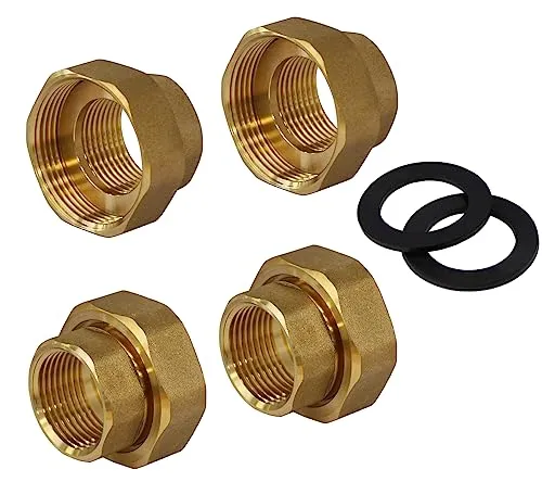 ENVIRON- 2 Stück Pumpenverschraubung 1 1/2