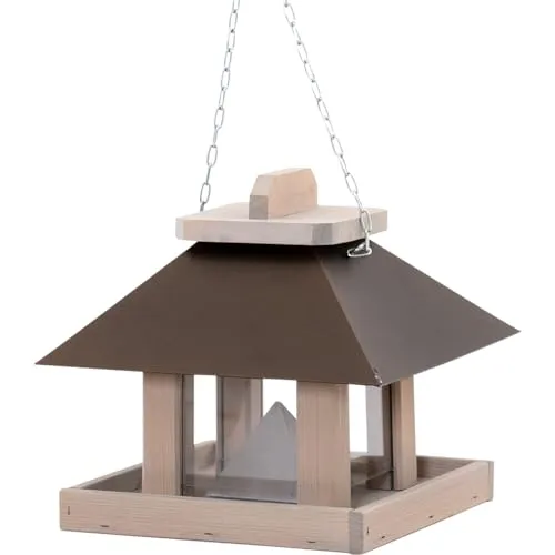 SIENA GARDEN Vogelhaus LUNA aus Kiefernholz in grau von SIENA GARDEN