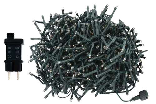 Deko Lichterkette 480 LED mit Timer warmweiss für außen und innnen Weihnachten