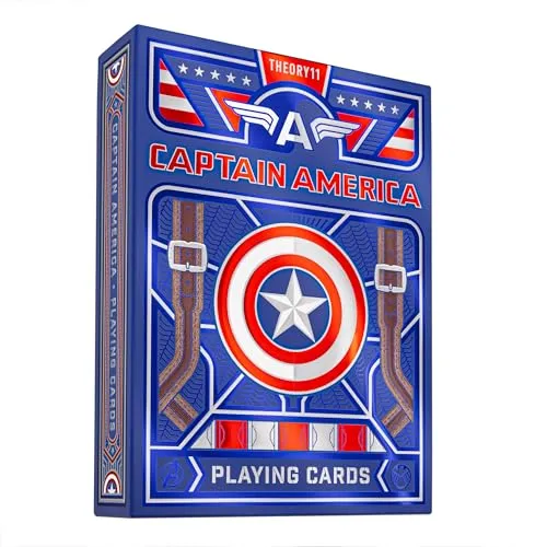 Captain America Playing Cards Patriotic Design